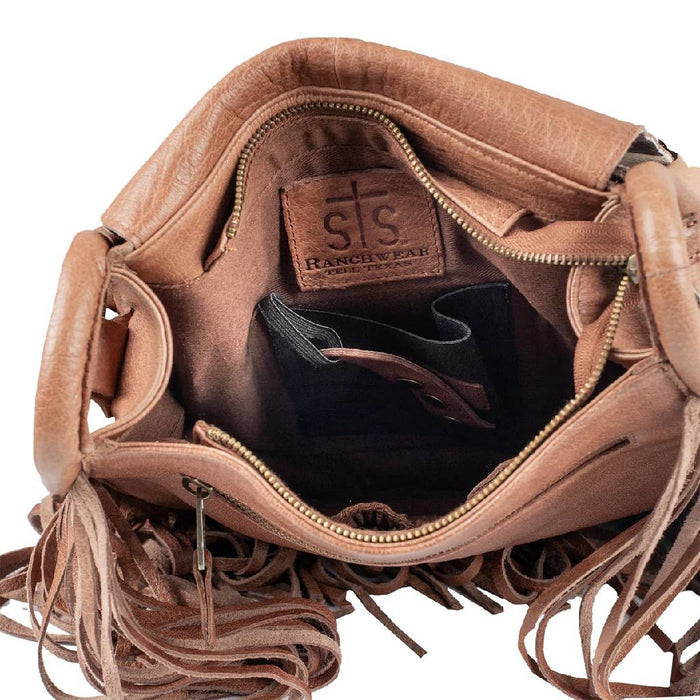 STS Ranchwear Brown Indie Cowhide Saddlebag WOMEN - Accessories - Handbags - Shoulder Bags STS Ranchwear