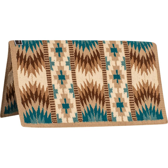 Classic Equine Show Blanket Tack - Saddle Pads Classic Equine Sand/Turquoise