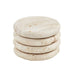 Mud Pie Travertine Coasters - Cream HOME & GIFTS - Gifts Mud Pie