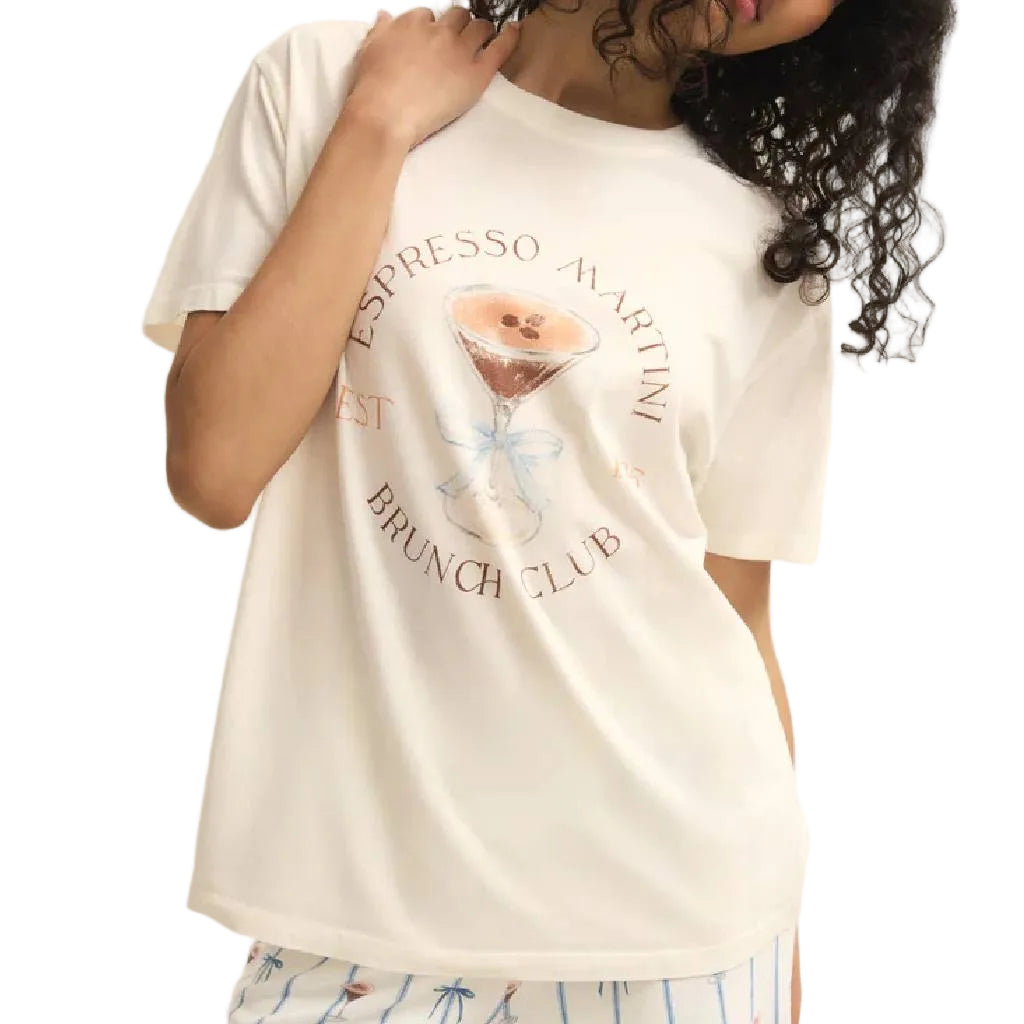 Z Supply Espresso Martini Boyfriend Tee WOMEN - Clothing - Loungewear Z Supply
