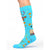 Lucky Chuck Fringe Nudie Turquoise Crew Sock WOMEN - Clothing - Intimates & Hosiery Lucky Chuck   