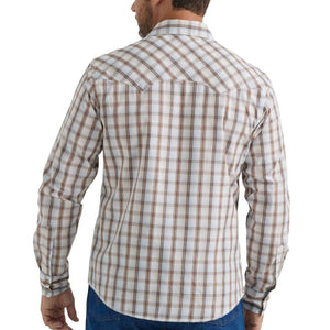 Wrangler Men's Plaid Western Shirt - FINAL SALE MEN - Clothing - Shirts - Long Sleeve Shirts Wrangler   