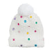 Mud Pie White Rainbow Dot Rhinestone Beanie KIDS - Baby - Baby Accessories Mud Pie