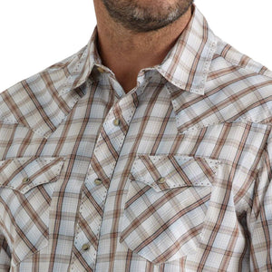 Wrangler Men's Plaid Western Shirt - FINAL SALE MEN - Clothing - Shirts - Long Sleeve Shirts Wrangler   