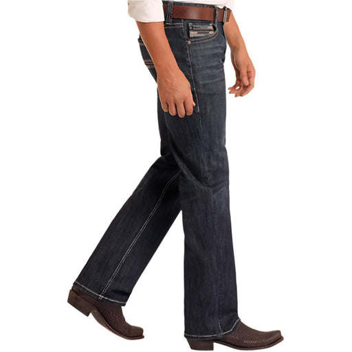 Rock & Roll Denim Men's Double Barrel Straight Boot Jean - FINAL SALE MEN - Clothing - Jeans Panhandle