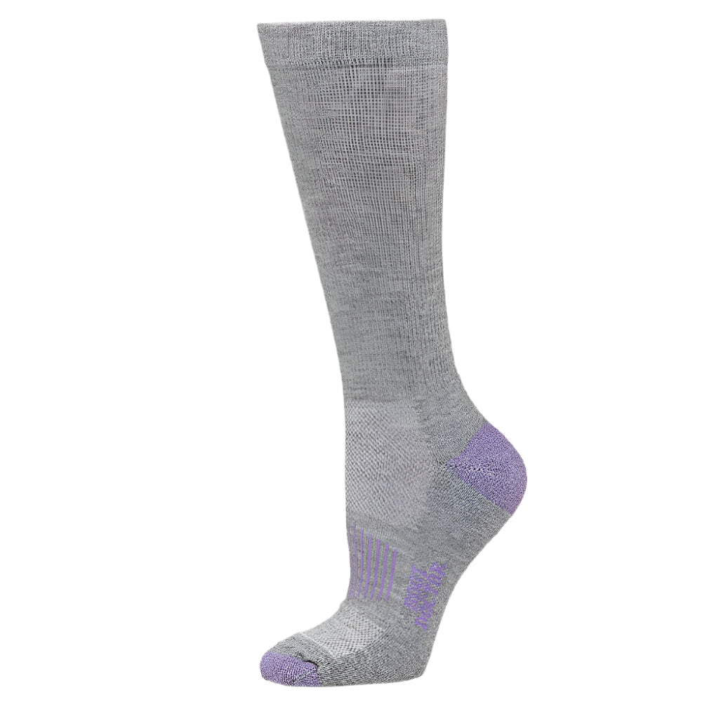 Boot Doctor Women's Over The Calf Socks - Grey/Purple WOMEN - Clothing - Intimates & Hosiery M&F Western Products