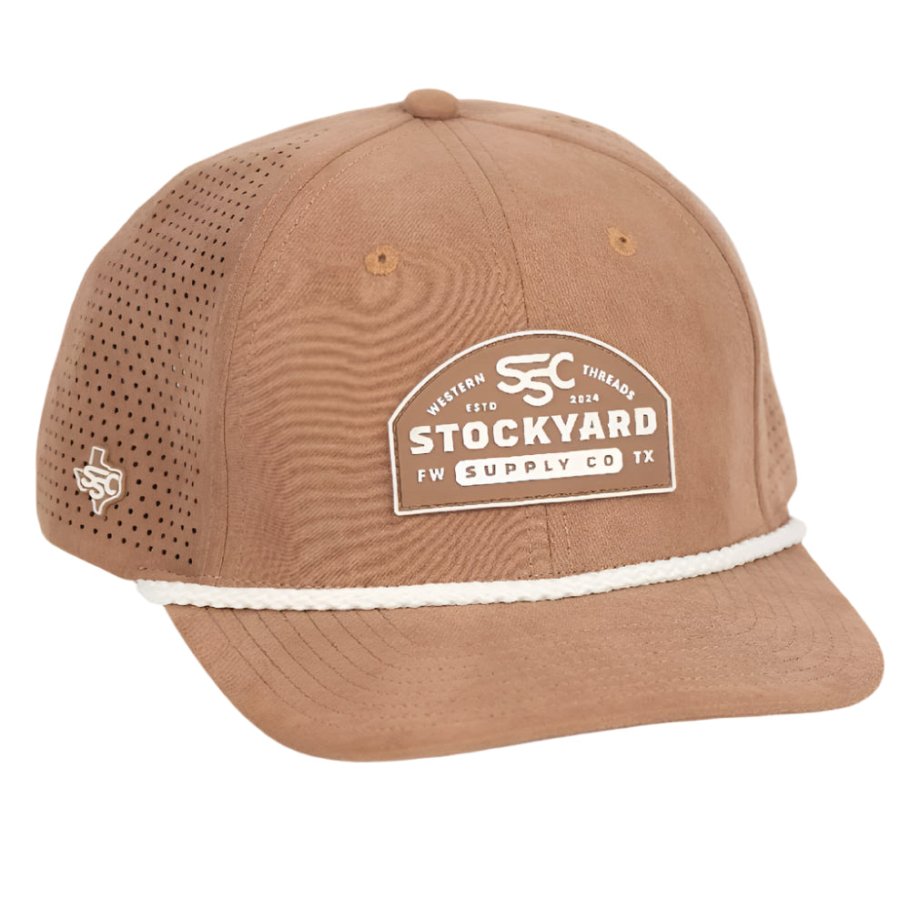 Stockyard Supply "The Champion" Suede Performance Rope Hat HATS - BASEBALL CAPS Stockyard Supply Co