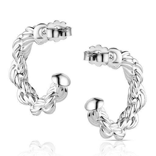 Montana Silversmiths Plaited Rope Hoop Earrings WOMEN - Accessories - Jewelry - Earrings Montana Silversmiths