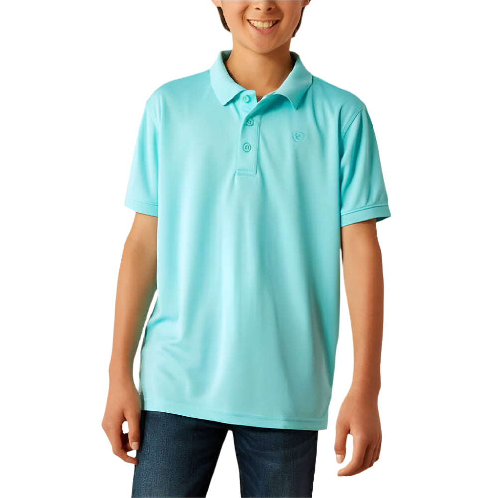 Ariat Boy's Tek Polo KIDS - Boys - Clothing - Shirts - Short Sleeve Shirts Ariat Clothing