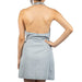 Louise Light Blue Wrap Mini Dress WOMEN - Clothing - Dresses Rhythm