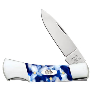 Case Lockback - Blue Crackle Kirinite Knives - Knives W.R. Case   