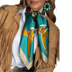 Fringe Scarves "Journey" Short Wild Rag ACCESSORIES - Additional Accessories - Wild Rags & Scarves Fringe Scarves