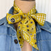 Fringe Scarves "Luck Be A Paisley" Pear Twilly ACCESSORIES - Additional Accessories - Wild Rags & Scarves Fringe Scarves