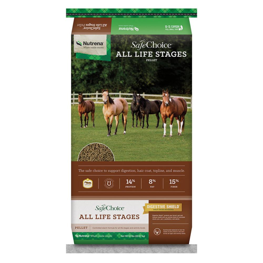 Nutrena SafeChoice All Life Stages Horse Feed Feed & Hay - Feed Nutrena   