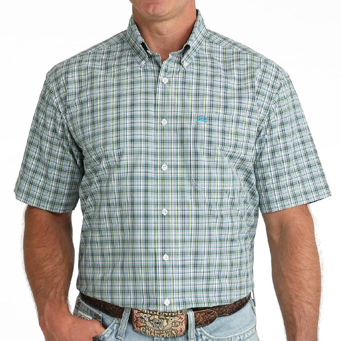 Cinch Men's Arenaflex Plaid Button Down Shirt MEN - Clothing - Shirts - Short Sleeve Cinch
