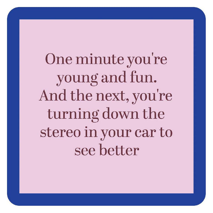 Young and Fun Coaster HOME & GIFTS - Gifts Drinks On Me