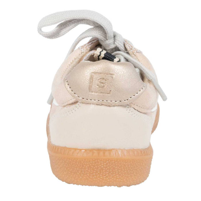 ShuShop Girl's Sasha Mini Nude Suede Sneakers