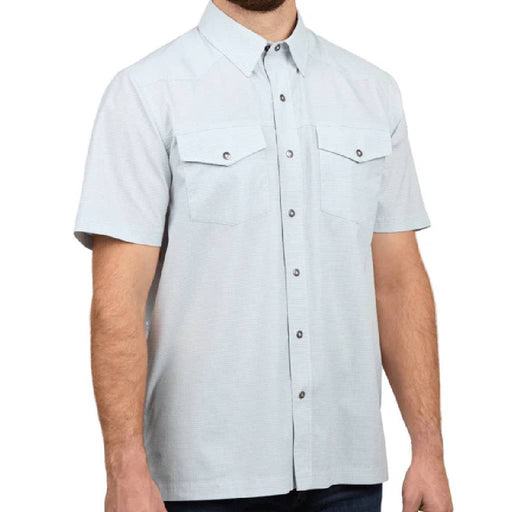 GameGuard Cypress Coastal Blue Snap Shirt MEN - Clothing - Shirts - Short Sleeve GameGuard