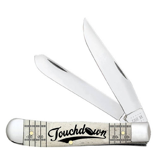 Case Natural Bone Touchdown Trapper Knives W.R. Case