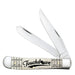 Case Natural Bone Touchdown Trapper Knives W.R. Case