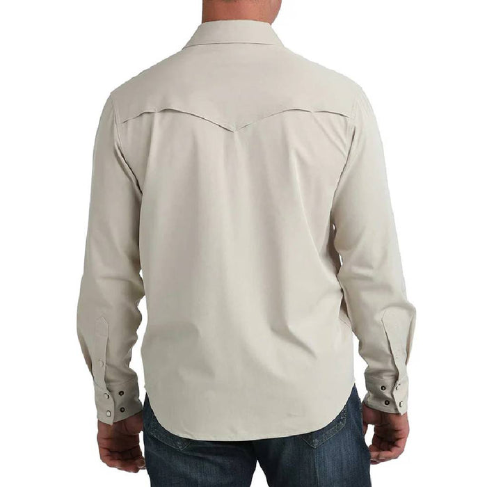 Cinch Men's Camp Khaki Snap Shirt MEN - Clothing - Shirts - Long Sleeve Cinch