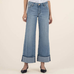 Kut Meg High Rise Fab Ab Wide Leg Jeans WOMEN - Clothing - Jeans Kut from the Kloth