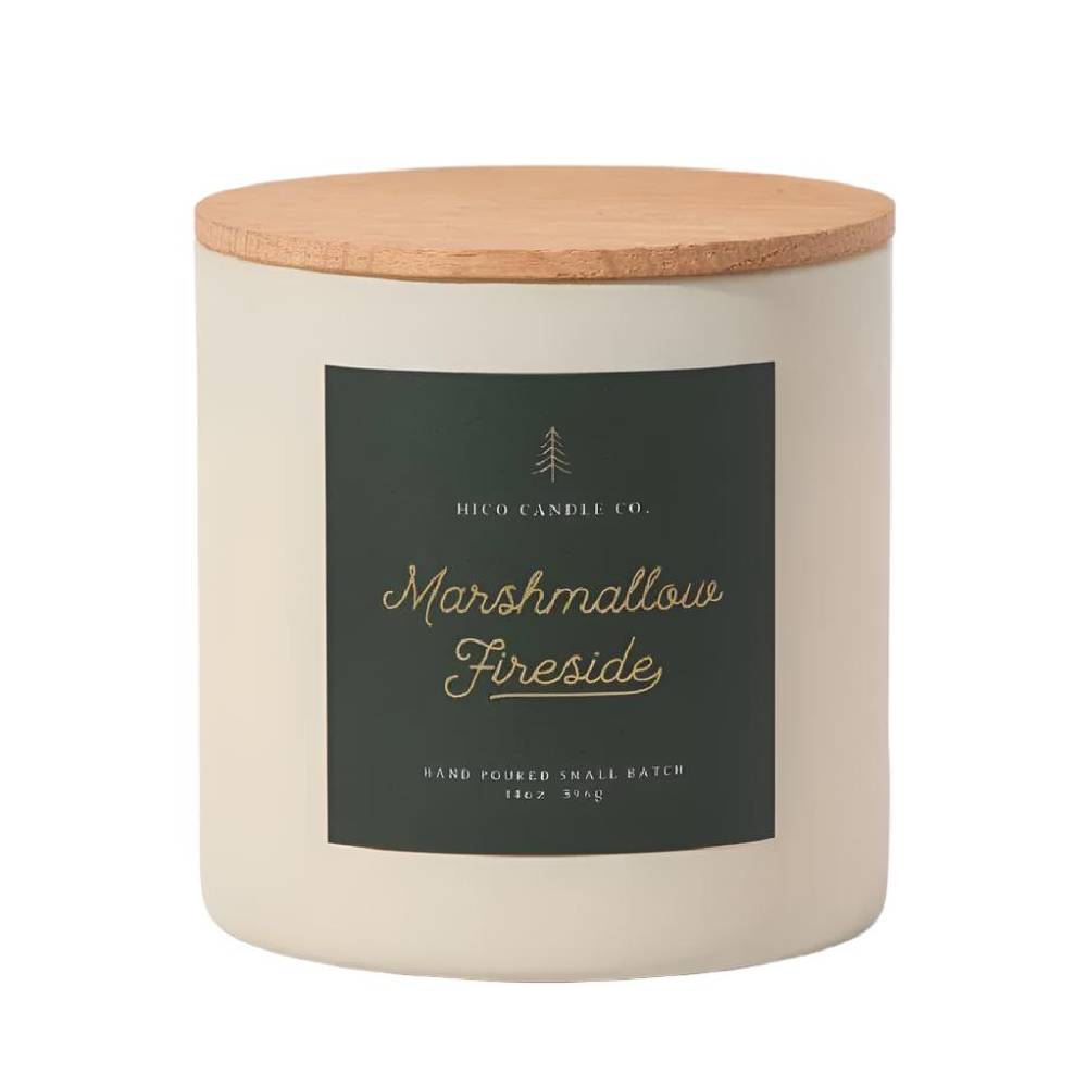 Hico Candle Co Marshmallow Fireside Candle