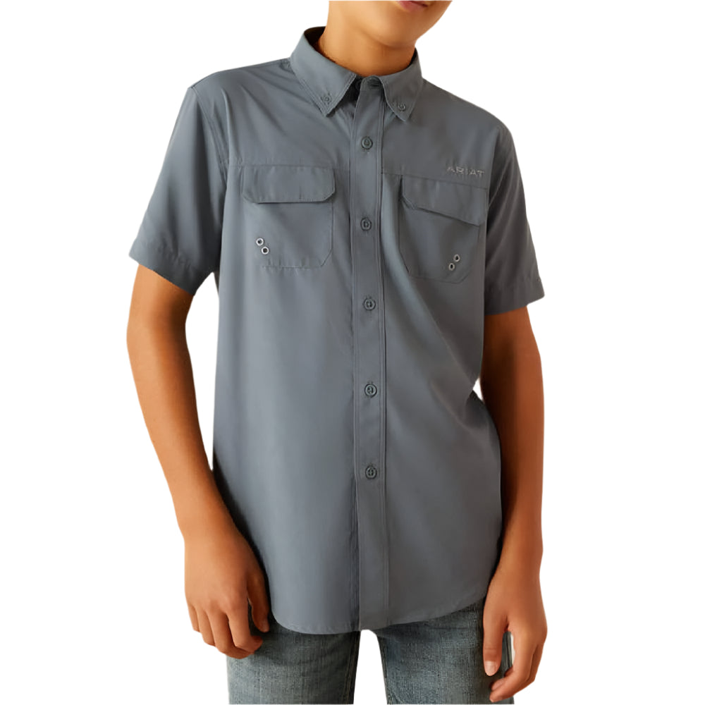 Ariat Boy's VentTek Outbound Classic Fit Shirt KIDS - Boys - Clothing - Shirts - Short Sleeve Shirts Ariat Clothing