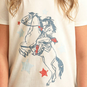 Rock & Roll Denim Girl's Americana Graphic Tee KIDS - Girls - Clothing - T-Shirts Panhandle   