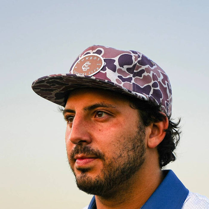 Cowboy Patch Hat - Camo HATS - BASEBALL CAPS Cowboy Country Club