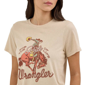 Wrangler Women's Ride of Life Bronc Tee WOMEN - Clothing - Tops - Short Sleeved Wrangler