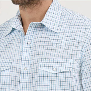 Wrangler Men's Wrinkle Resistant Plaid Shirt MEN - Clothing - Shirts - Short Sleeve Wrangler