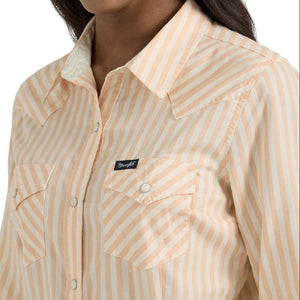 Wrangler Women's Retro Striped Dress Shirt WOMEN - Clothing - Tops - Long Sleeved Wrangler