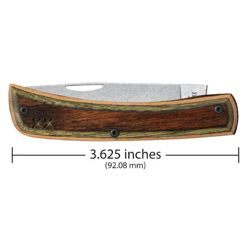 Case Crossroads Smooth Brown/Green Wood XR Sod Buster Jr Knives W.R. Case