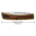 Case Crossroads Smooth Brown/Green Wood XR Sod Buster Jr Knives W.R. Case