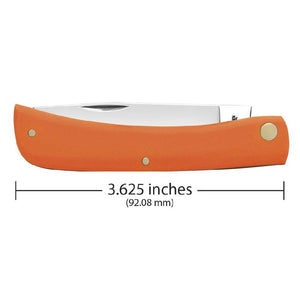 Case Orange Synthetic Sod Buster Jr Knives - Knives W.R. Case