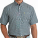 Cinch Men's Areanflex Geo Blue Button Down Shirt MEN - Clothing - Shirts - Short Sleeve Cinch