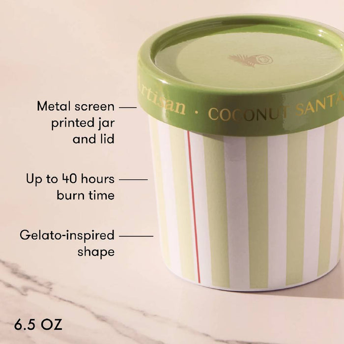 Caffe Capri Gelato Cup Candle - Coconut Santal