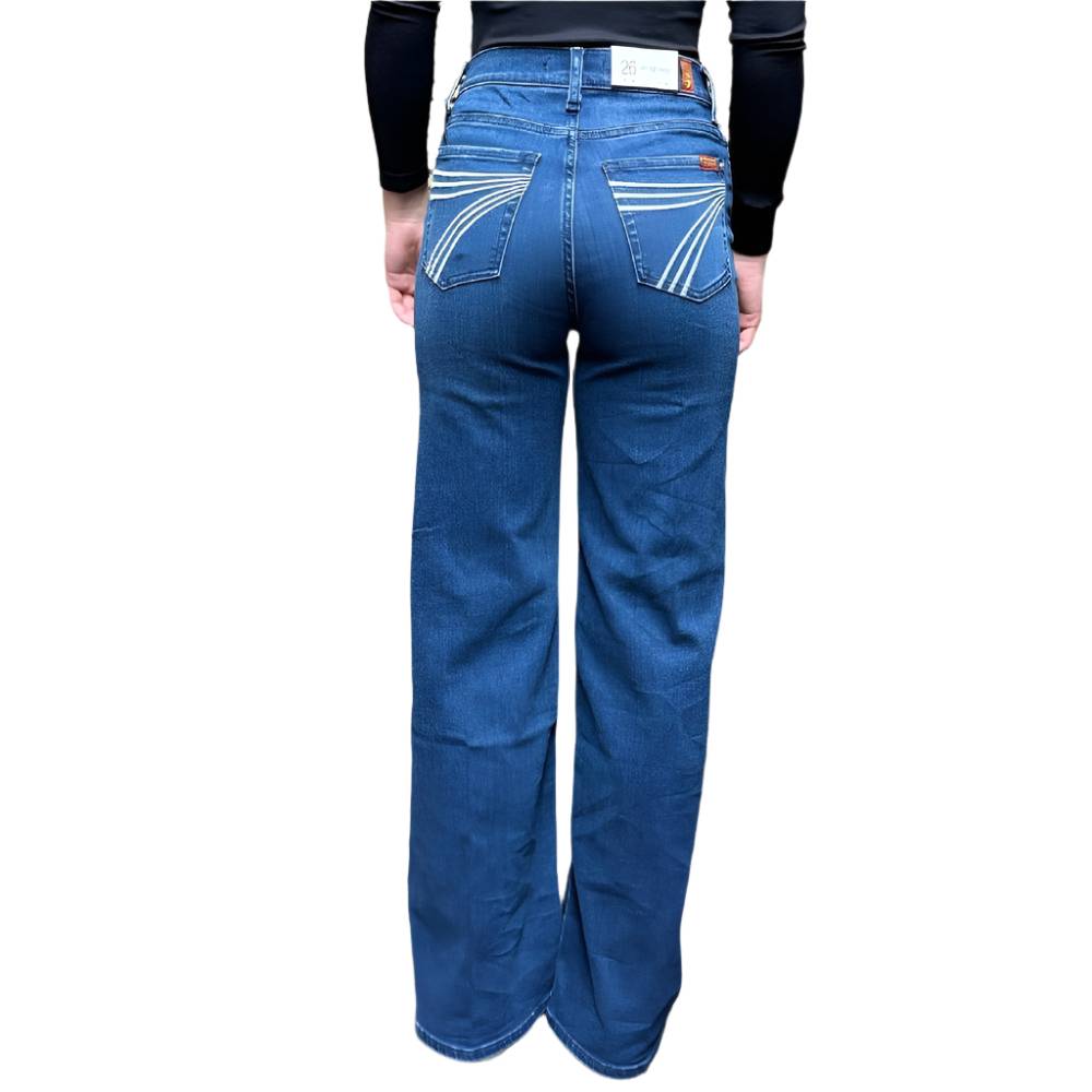 7 For All Mankind Ultra High Rise Dojo- Crater WOMEN - Clothing - Jeans 7 For All Mankind