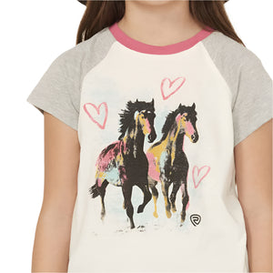 Rock & Roll Denim Girl's Horse Love Tee KIDS - Girls - Clothing - T-Shirts Panhandle