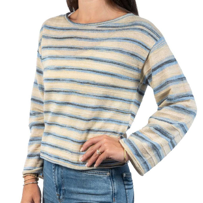Belle Blue Knit Top