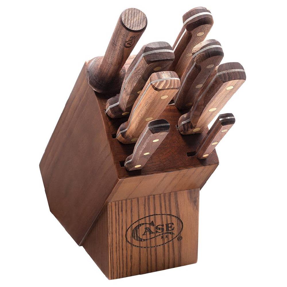 Case Nine Piece Household Cutlery Block and Knife Set Knives - Knives W.R. Case