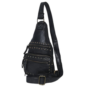 Spaghetti Western Leather Stud Sling Crossbody WOMEN - Accessories - Handbags - Crossbody bags Spaghetti Western