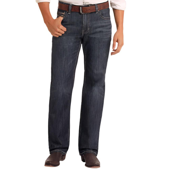 Rock & Roll Denim Men's Double Barrel Straight Boot Jean - FINAL SALE MEN - Clothing - Jeans Panhandle