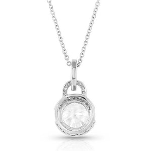 Montana SIlversmiths Lock and Key Crystal Necklace WOMEN - Accessories - Jewelry - Necklaces Montana Silversmiths   