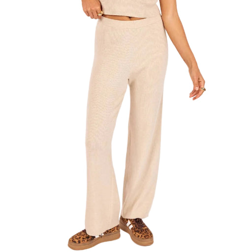 Sage The Label Beige Wake Up Knit Pants WOMEN - Clothing - Pants & Leggings Sage The Label