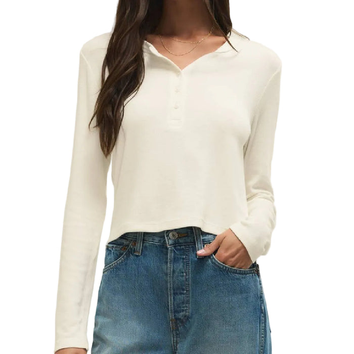 Z Supply Cloud Ferris Henley Top