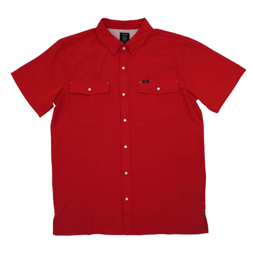 San Jac Red Performance Snap Shirt MEN - Clothing - Shirts - Short Sleeve San Jac Outdoors