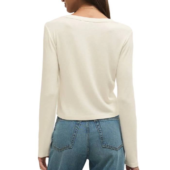 Z Supply Cloud Ferris Henley Top