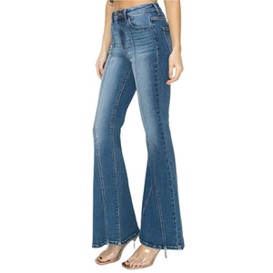 Risen High Rise Front Seam Flare Jeans - FINAL SALE WOMEN - Clothing - Jeans Risen Jeans